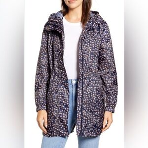 Joules Packable Waterproof Rain Jacket in Animal Spot Size 4